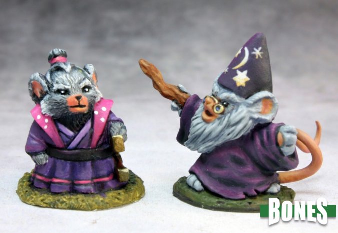 Mousling Sorcerer and Samurai