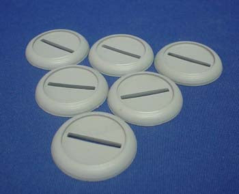 RAF 1015 30mm recessed/slotted round base (4)