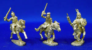 Mounted Indians w/Separate Weapons