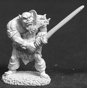 Black Orc with 2 handed sword